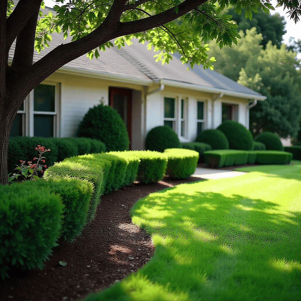 Shrub shaping and maintenance service results